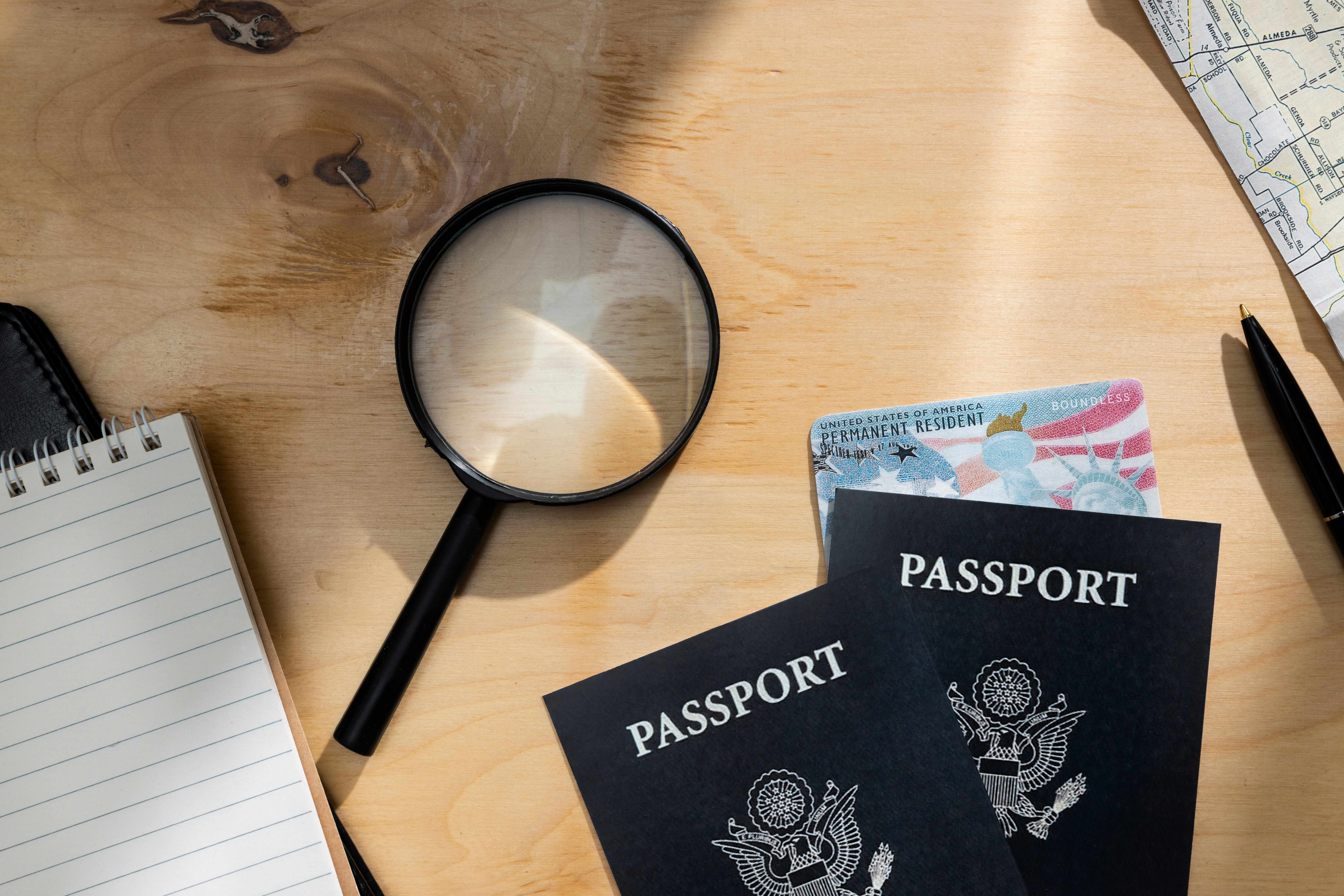 Passports and permanent residency cards